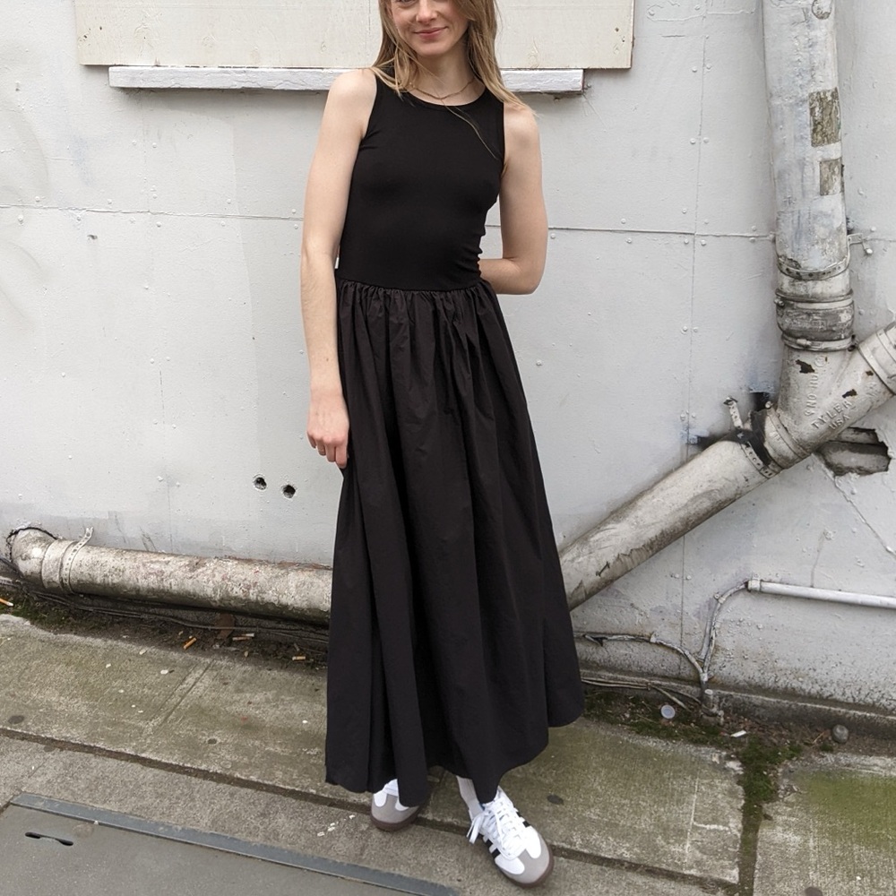 Black tank dress